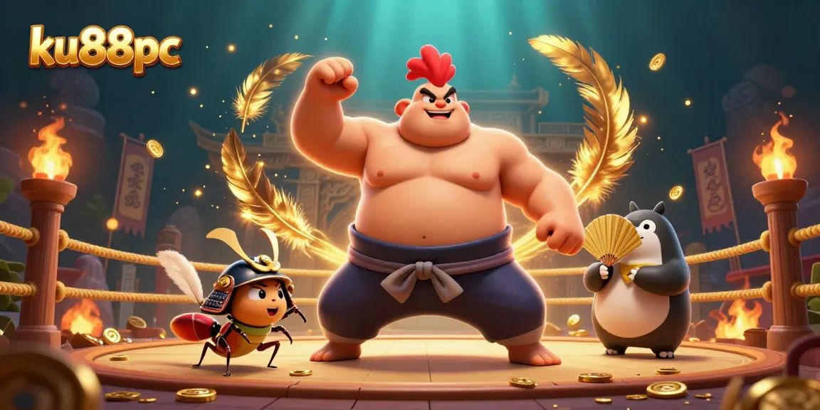 Experience thrilling gameplay at ku88pc with a vibrant casino scene featuring lively characters and dynamic elements.